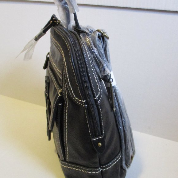 *b.o.c. Black Backpack with Signature Key Fob Accent Stitching - Picture 6 of 8